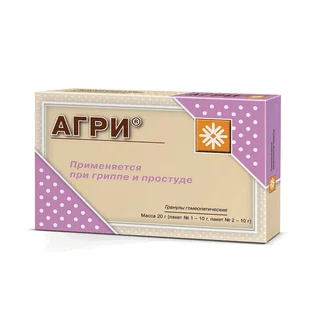 Агри гранулы гом.10 гр 2 шт