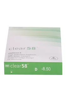 Линзы Clearlab Clear58 контактные R 8,3 (диоптрия -8,5) 6 шт
