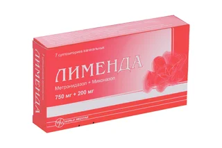 Лименда 750 мг+200 мг 7 шт суппозитории вагинальные