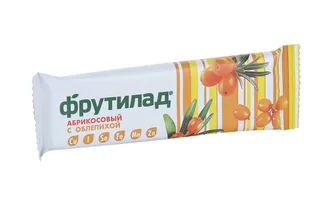 Батончик Фрутилад фруктовый / абрикосовый с облепихой 30 гр