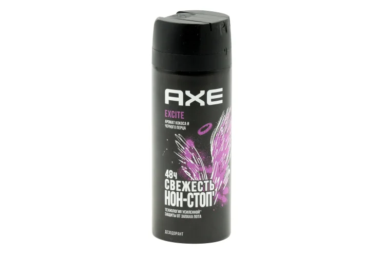 Дезодорант AXE Эксайт аромат кокоса / чёрного перца защита от запаха пота 150 мл
