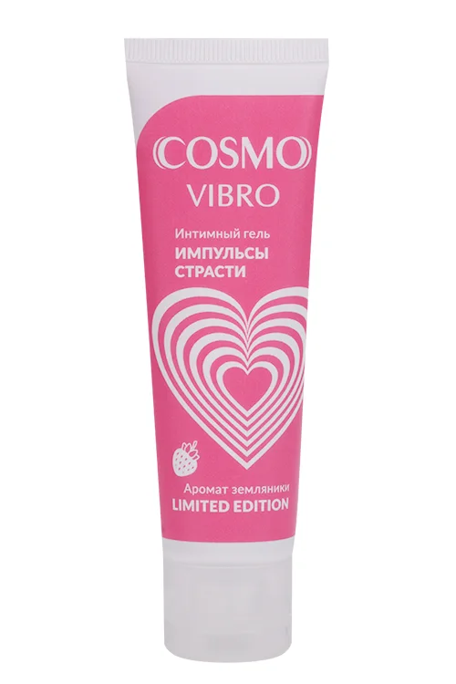 Лубрикант Cosmo Vibro на водно-силикон осн Импульсы страсти с аром земляники 50 мл