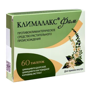 Клималакс Фам таблетки покрытые пленочной оболочкой 20 мг 60 шт