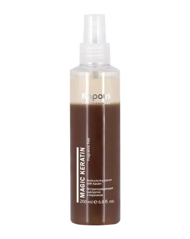 Kapous Professional Magic Keratin Сыворотка для волос, реструктурирующая, с кератином, 200 мл
