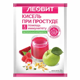 Рецепт Здоровья Кисель Гор. Приготовления "При Простуде" Пакет 20Г