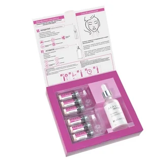 Сыворотка Akavia Peptide осветляющая Anti-Pigmentation для лица 156 мг 12 шт ампулы+активатор 50 мл