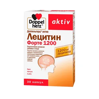 Доппельгерц Актив Лецитин Форте 1200 капсулы 30 шт