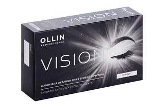 Набор Ollin Professional Vision для окрашивания бровей / ресниц графит