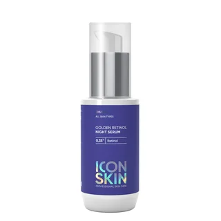 Ночная сыворотка на основе 0,35% ретинола Golden Retinol Icon Skin, 30 мл