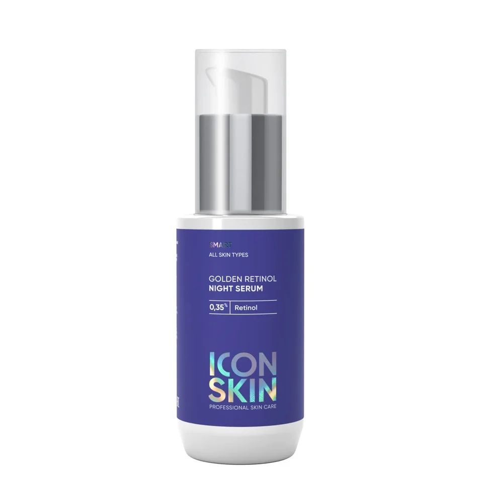Ночная сыворотка на основе 0,35% ретинола Golden Retinol Icon Skin, 30 мл