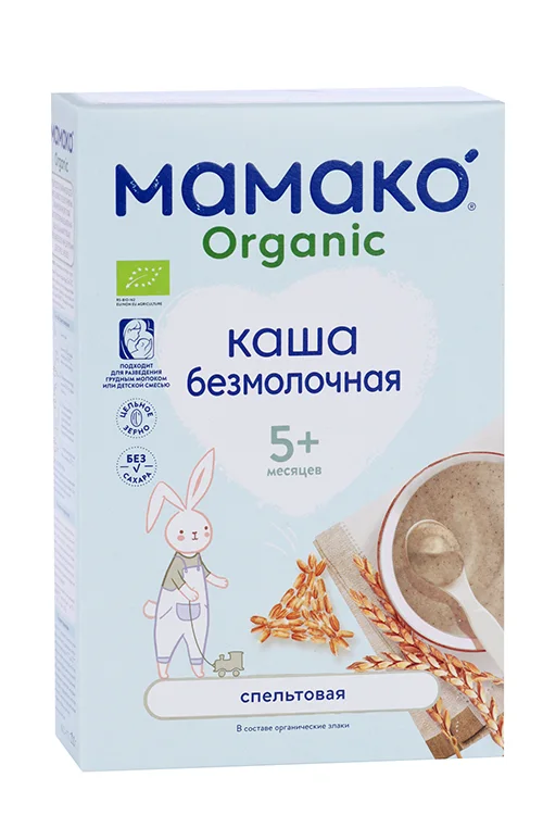 Каша Мамако Organic спельтовая безмолочная 200 гр