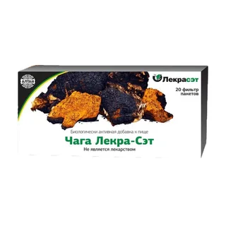 Чага (Березовый Гриб) Ф/П 1,5 гр 20 шт
