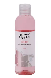 Тоник Domix Green для снятия макияжа с чередой и серебром 200 мл