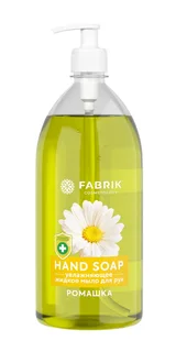 Антибактериальное жидкое мыло для рук Ромашка 1000 мл Fabrik Cosmetology