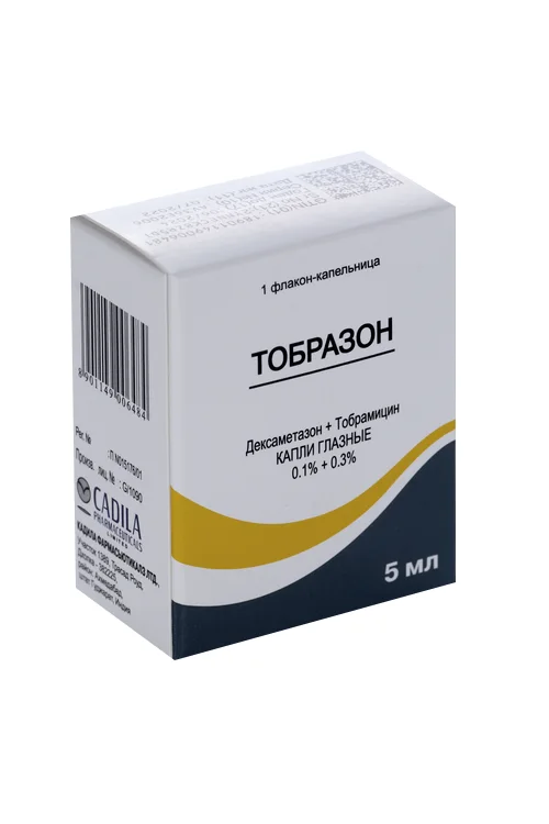 Тобразон капли 0.1 % 5 мл