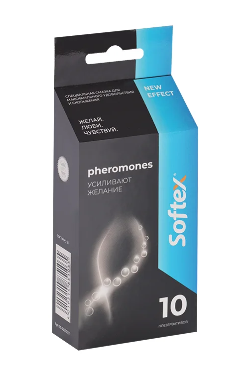 Презервативы Softex Pheromones усиливают желание 10 шт