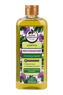 Шампунь Floresan бессульфатный против выпадения репейник / шалфей 400 мл