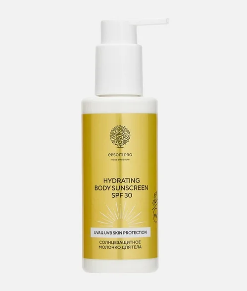 Молочко Epsom pro Hydrating body sunscreen SPF 30 солнцезащ для тела 150 мл