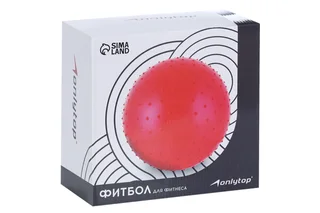 Фитбол Onlitop d=65 см 900 гр антивзрыв цвета Микс