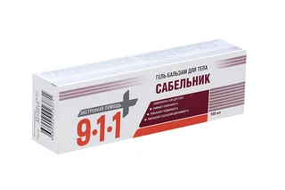 Гель-бальзам 911 Сабельник для суставов / тела 100 мл