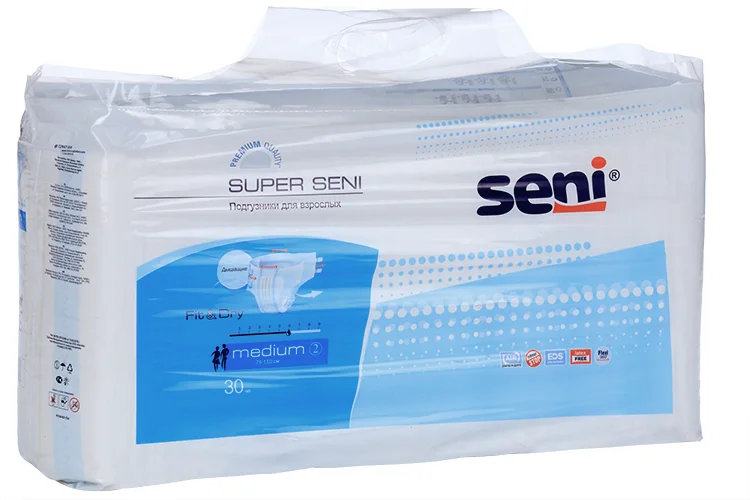 Подгузники для взрослых Seni Super Medium 30 шт