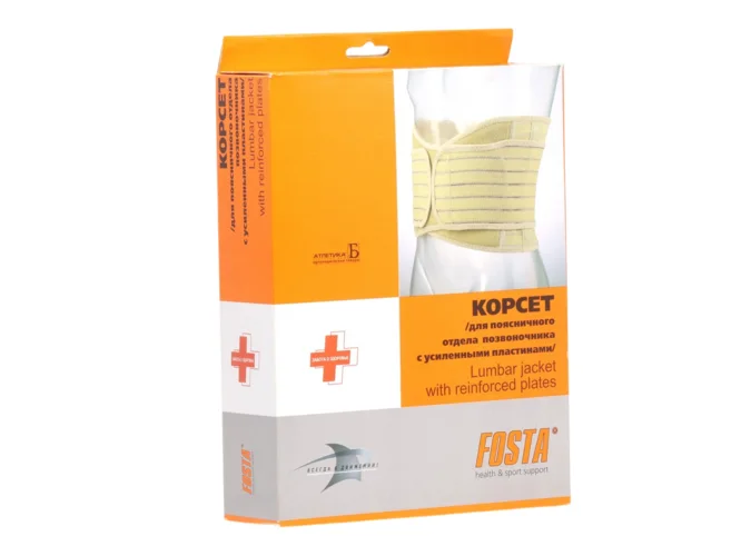 Корсет Fosta поясничный с 4 усилен пластинами F5210 ширина изделия - 24 см р XL