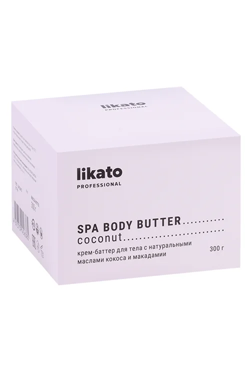 Крем-баттер Likato Professional с натур маслами кокоса / макадамии для тела 300 гр
