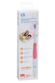 Зубная щетка CS Medica CS-161 электрическая звуковая розовая