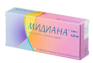 Мидиана таб. п. о 21 шт
