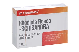 Родиола розовая+Шизандра Rhodiola Rosea+Schisandra 60 шт капсулы (4226016623673)