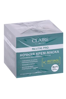 Крем-маска Claire Cosmetics Revital Pro интенсивное восстановление / питание ночная 50 мл