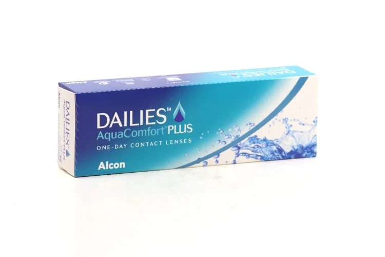 Линзы Alcon Dailies Aqua Comfort Plus контактные однодневные (диоптрия -6,0) 30 шт