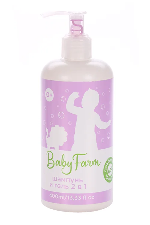 Шампунь и гель Elfarma Baby Farm 2 в 1 детский 400 мл