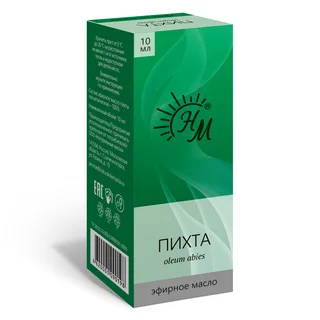 Масло эфирное Пихта Натуральные масла 10 мл