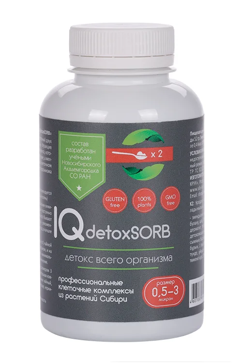 Комплекс IQ detoxSORB детокс всего организма, 100 г