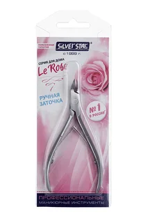 Кусачки Silver Star для кутикулы 6 мм средние лезвия матовое покрытие КСС 3D Le Rose