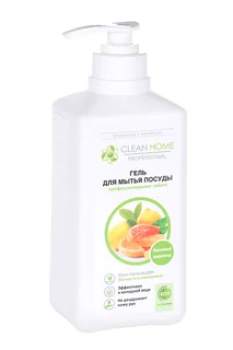 Гель Clean Home Лимонный мармелад для мытья посуды с дозатором 1 л