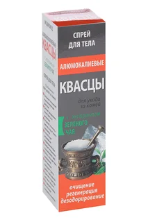 Спрей Медикомед квасцы алюмокалиевые с экстрактом зеленого чая для тела 100 мл