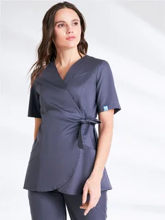 Рубашка медицинская Medcostume женская MC6076 графит р 46