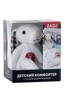 Игрушка-комфортер Zazu музыкальная мягкая Биби