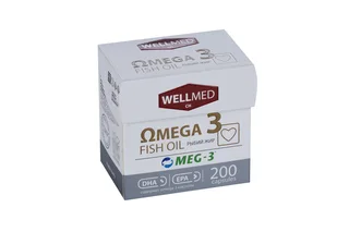 Омега 3 Фиш Оил Рыбий жир, 200 шт, капсулы