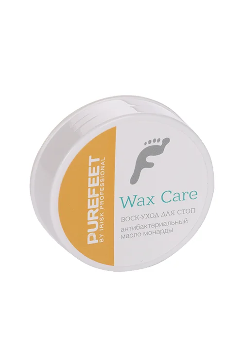 Воск-уход Irisk PureFeet Wax Care за стопами антибак с эфир маслом монарды 15 гр