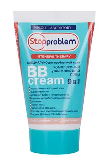 Крем Стоппроблем ВВ Крем Комплексный увлажн 9 в1 SPF-6 50 мл