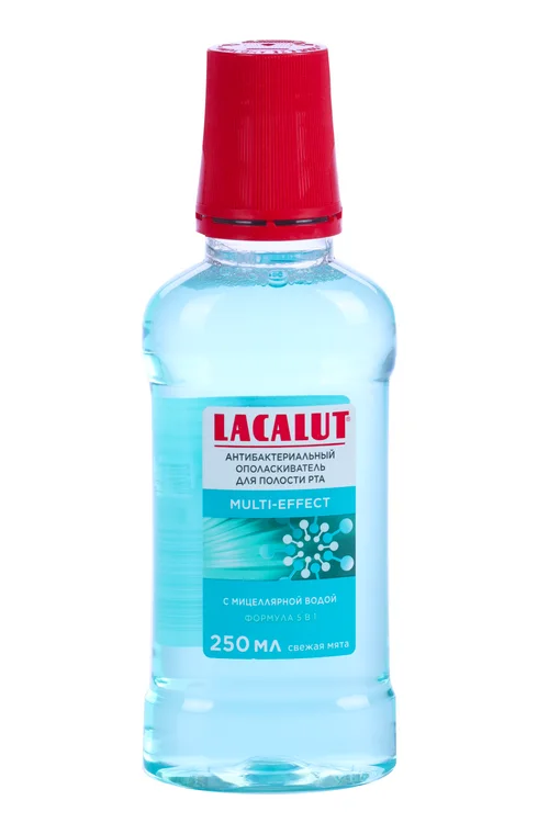 Ополаскиватель Lacalut Multi-effect антибактериальный для полости рта 250 мл