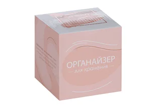 Органайзер Queen fair для хранения ватных палочек 9,3×13 см цвет прозрачный