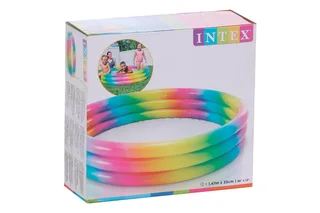 Бассейн надувной Радуга 147×33 см от 2 лет 58439NP Intex