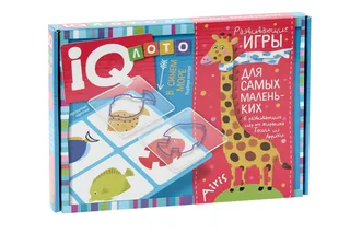 IQ-лото Айрис-Пресс для малышей в синем море 27 карточек