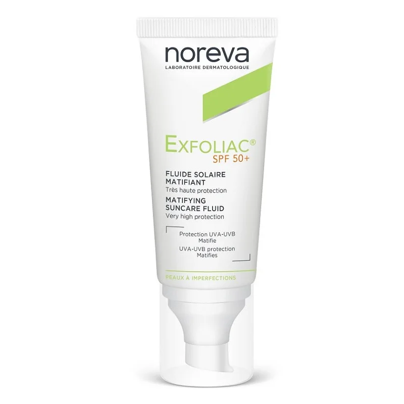 Норева Эксфолиак Эмульсия Матирующая Солнцезащитная Spf50+ туба 40 мл