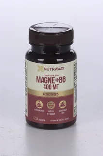 Магний B6 400 мг 120 шт таблетки Nutraway