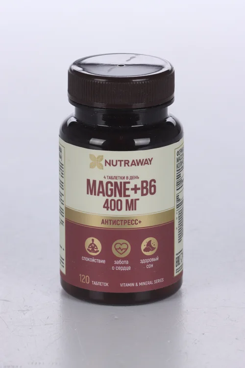 Магний B6 400 мг 120 шт таблетки Nutraway